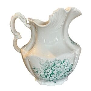 Antique Mason's Patent Ironstone China Pitcher – Victorian – England c.1880